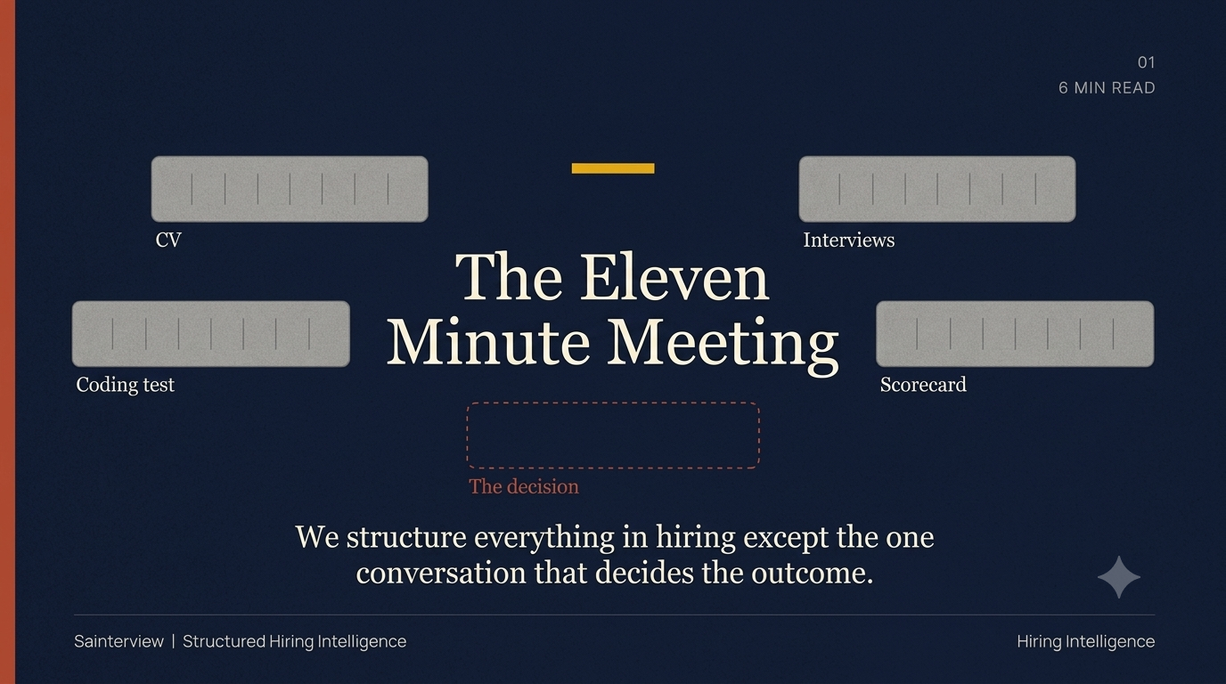 The Eleven Minute Meeting